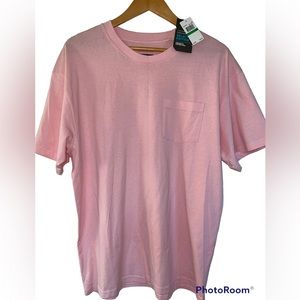 NWT - Savane Tee Shirt with Front Pocket Size L